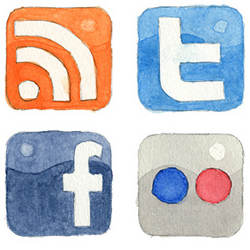 Web 2.0 watercolor