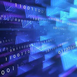binary data stream, illustration