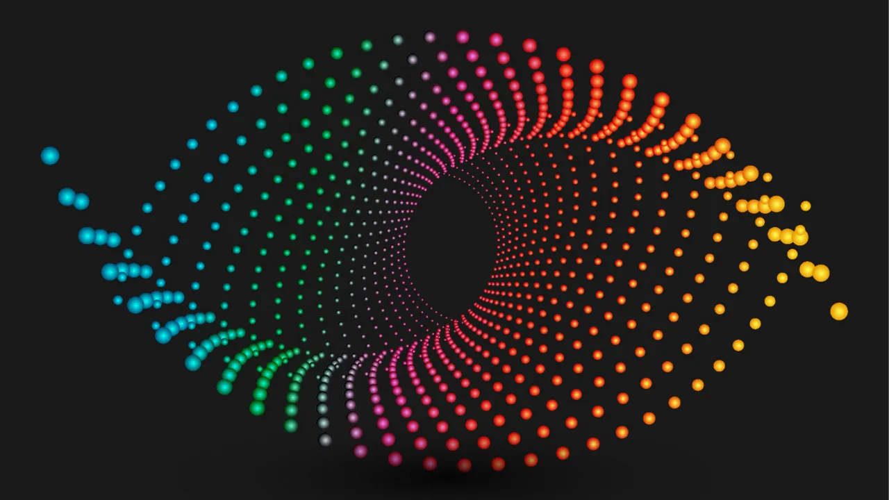 abstract eye, illustration