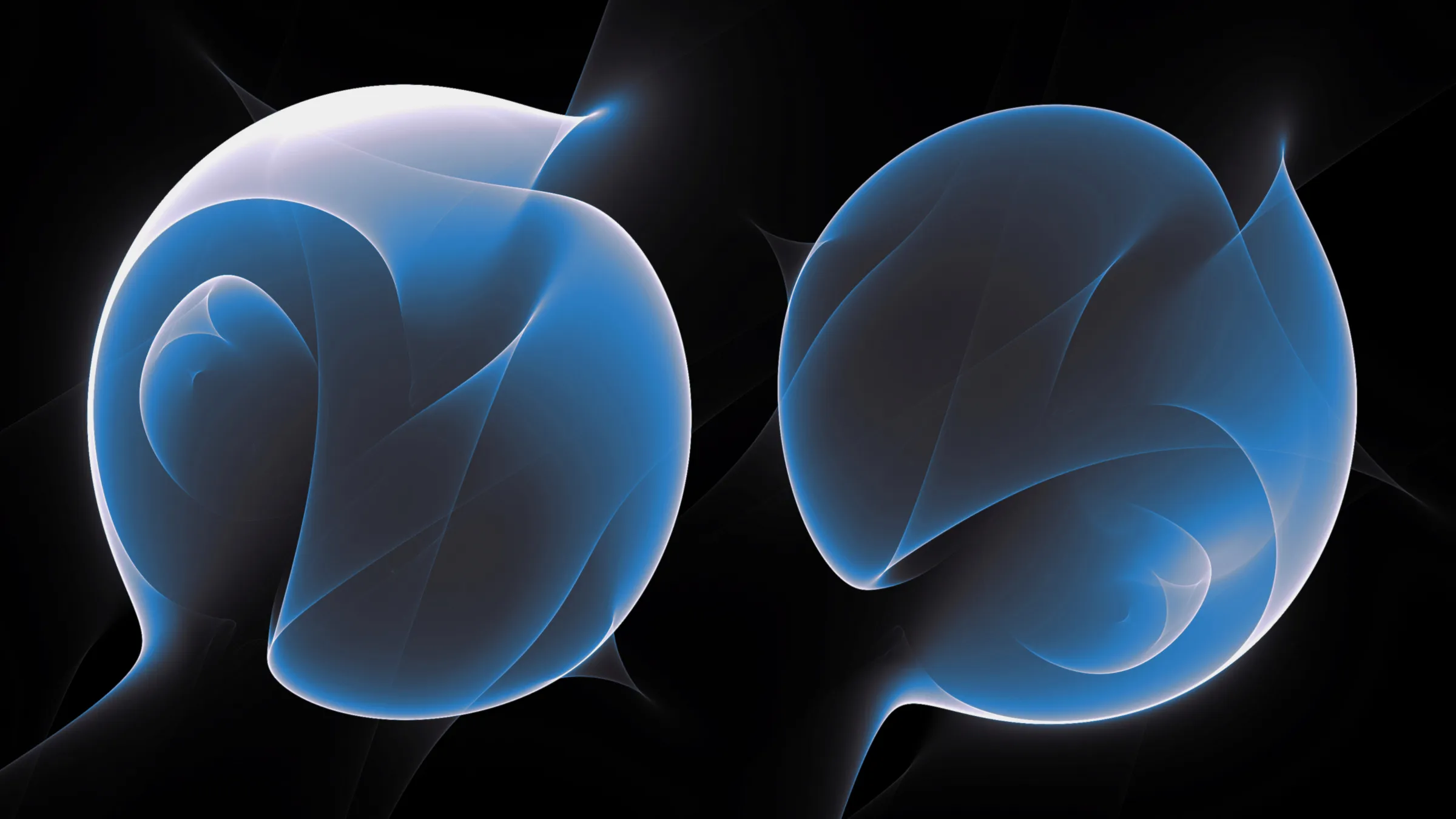 two geometric shapes